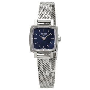 Home tissot lovely square quartz blue dial ladies watch t058.109.11.041.00