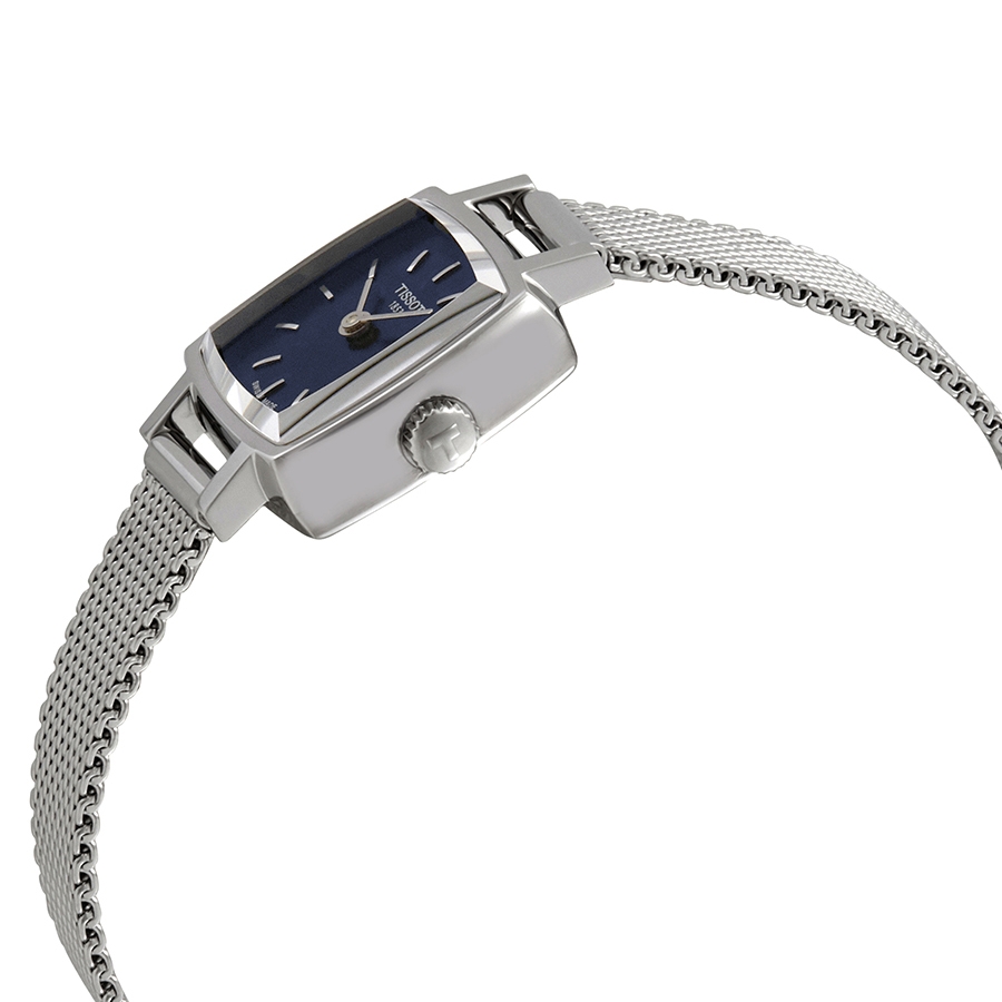 tissot lovely square quartz blue dial ladies watch t058.109.11.041.00 tissot lovely square quartz blue dial ladies watch t058.109.11.041.00