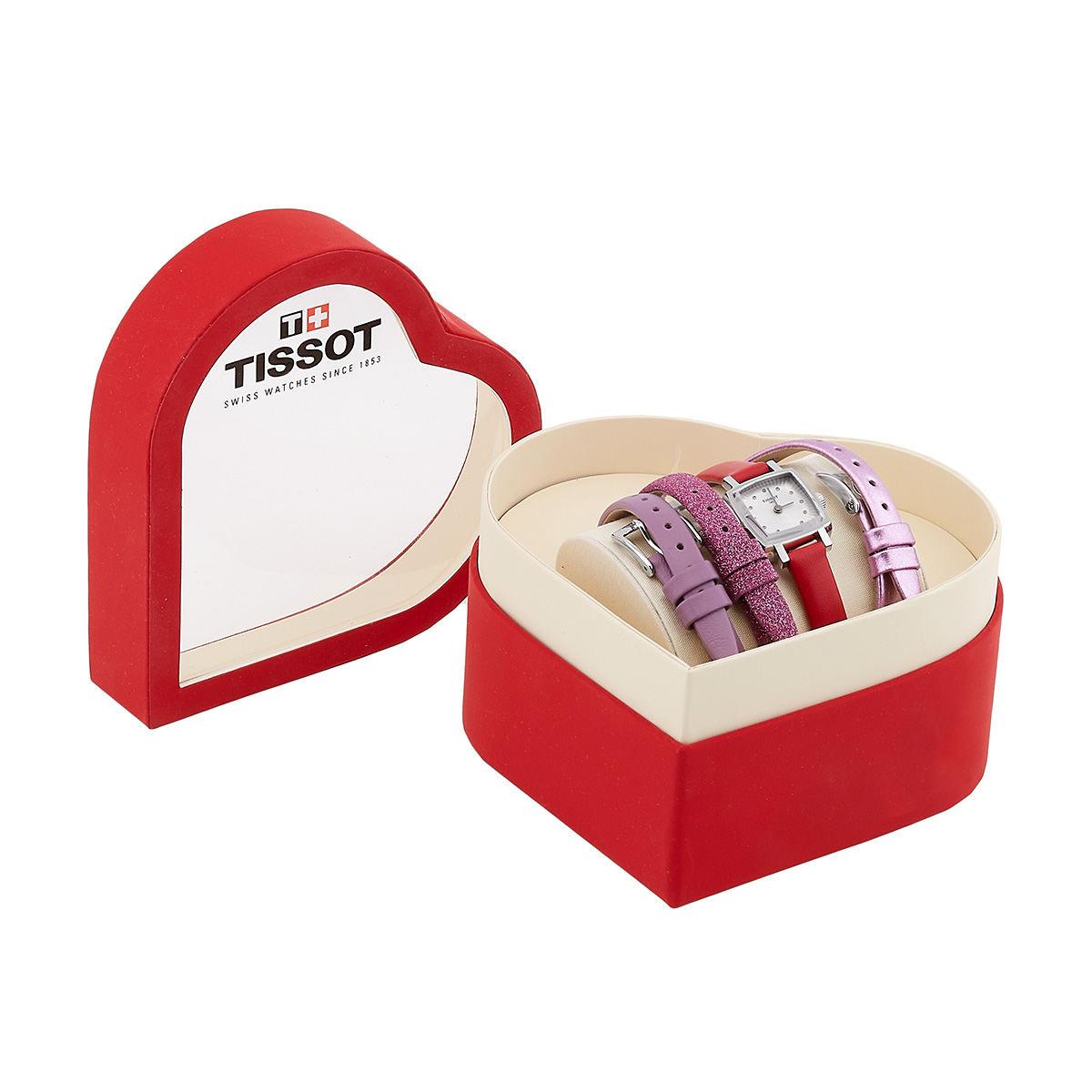 tissot lovely square valentines quartz diamond silver dial ladies watch t0581091603600 tissot lovely square valentines quartz diamond silver dial ladies watch t0581091603600