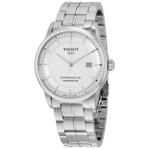 Витрина tissot luxury automatic silver dial men's watch t086.408.11.031.00