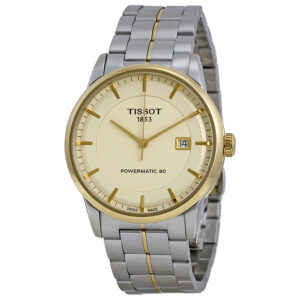 Витрина tissot powermatic 80 ivory dial men's watch t0864072226100