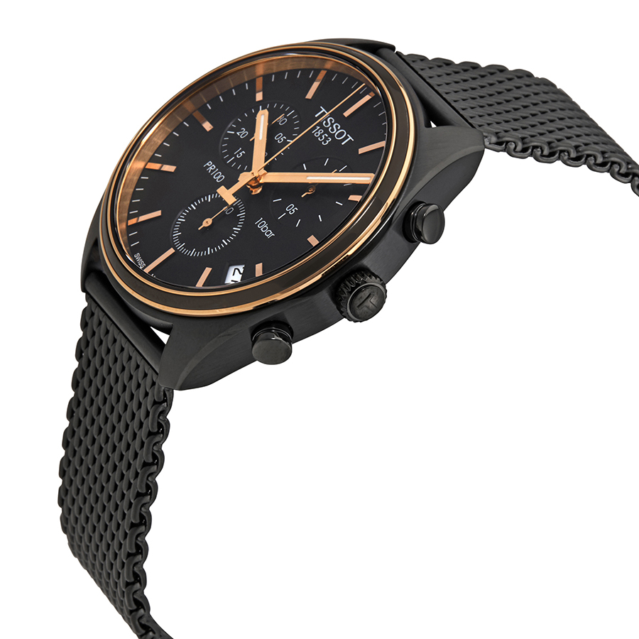 tissot pr 100 chronograph black dial men's watch t101.417.23.061.00 tissot pr 100 chronograph black dial men's watch t101.417.23.061.00