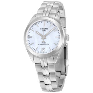 tissot pr 100 automatic mother of pearl dial ladies watch t101.207.11.116.00