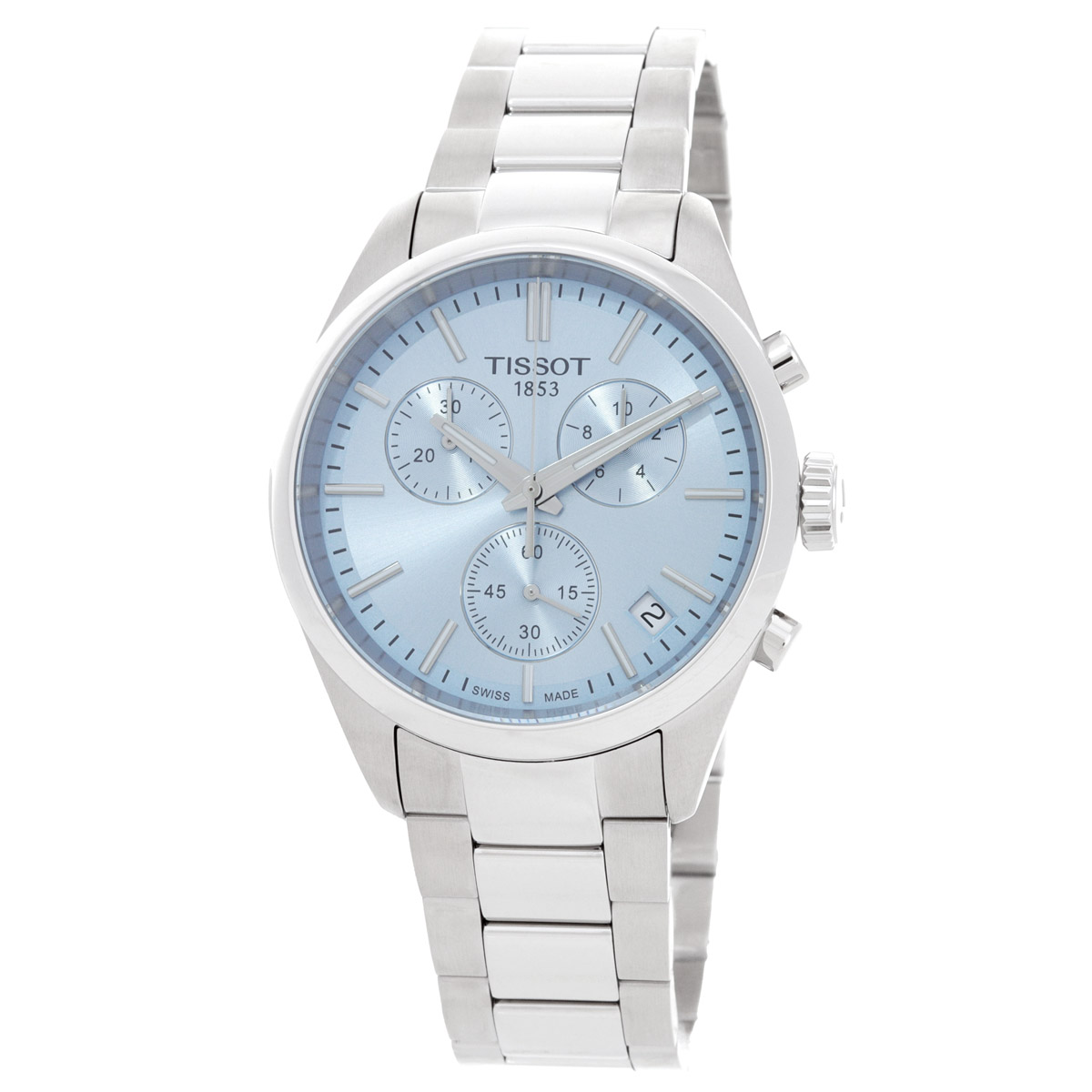 tissot pr 100 chronograph quartz ice blue dial men's watch t150.417.11.351.00 tissot pr 100 chronograph quartz ice blue dial men's watch t150.417.11.351.00