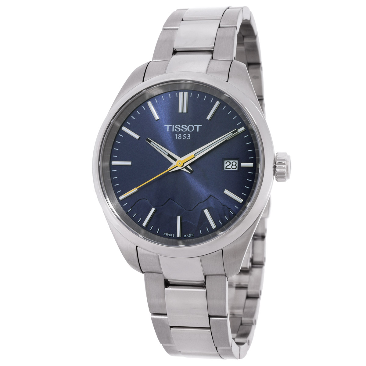 tissot pr 100 jungfraubah quartz blue dial ladies watch t1502101104101 tissot pr 100 jungfraubah quartz blue dial ladies watch t1502101104101