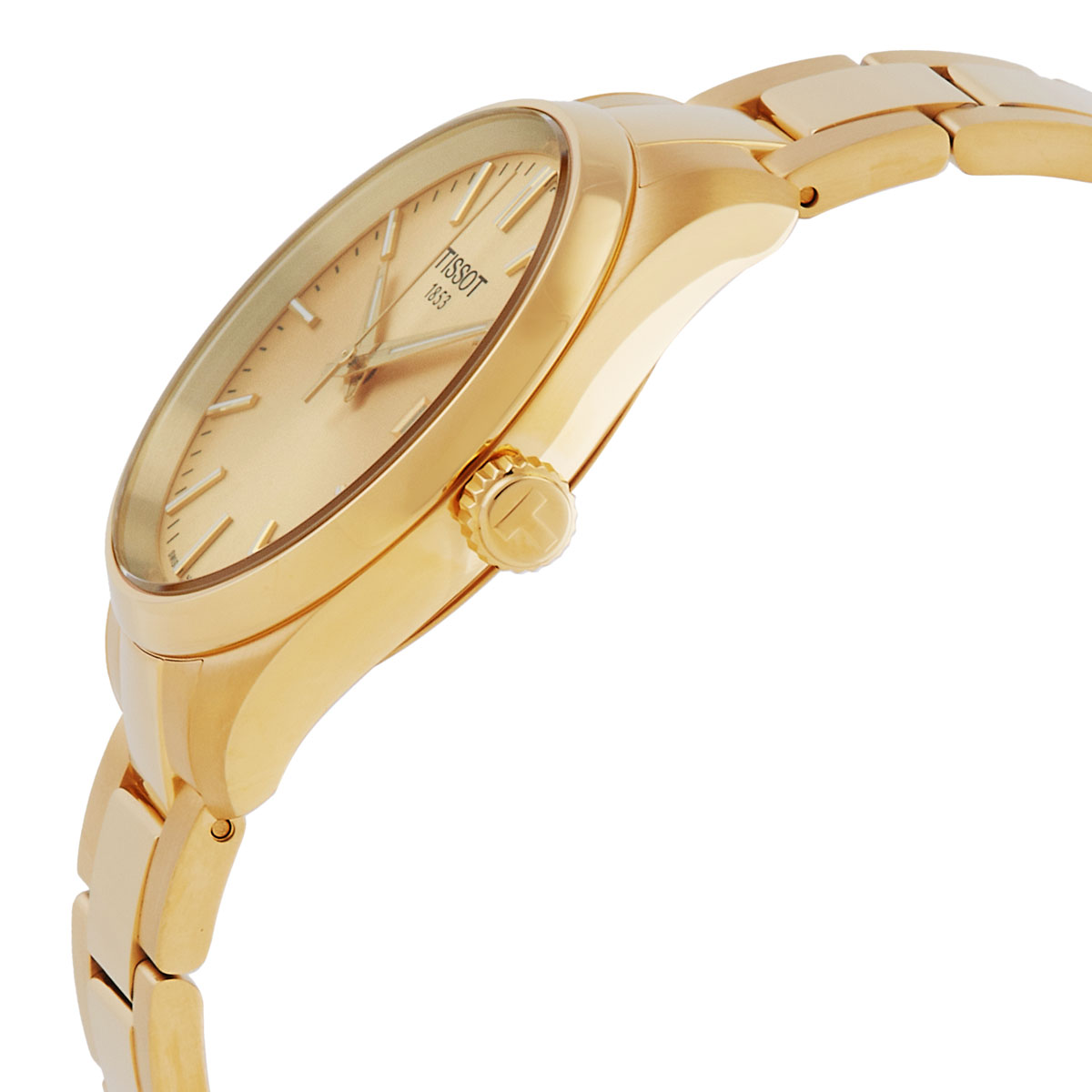 tissot pr 100 quartz champagne dial ladies watch t1502103302100 tissot pr 100 quartz champagne dial ladies watch t1502103302100