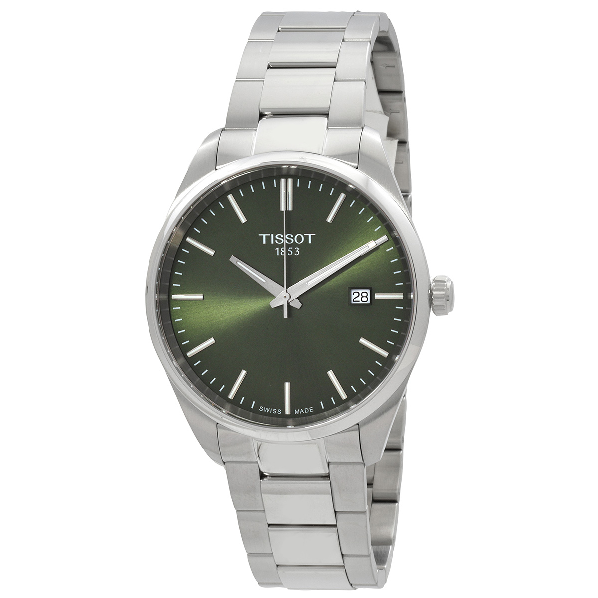 tissot pr 100 quartz green dial men's watch t1504101109100 tissot pr 100 quartz green dial men's watch t1504101109100