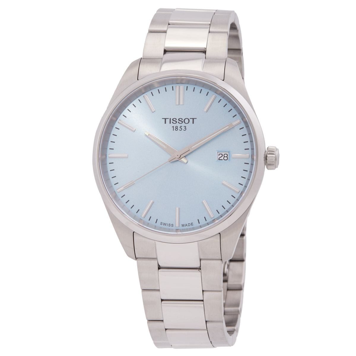 tissot pr 100 quartz ice blue dial men's watch t1504101135100 tissot pr 100 quartz ice blue dial men's watch t1504101135100