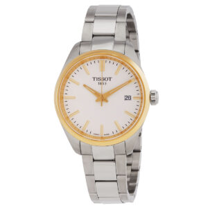 tissot pr 100 quartz silver dial ladies watch t1502102103100