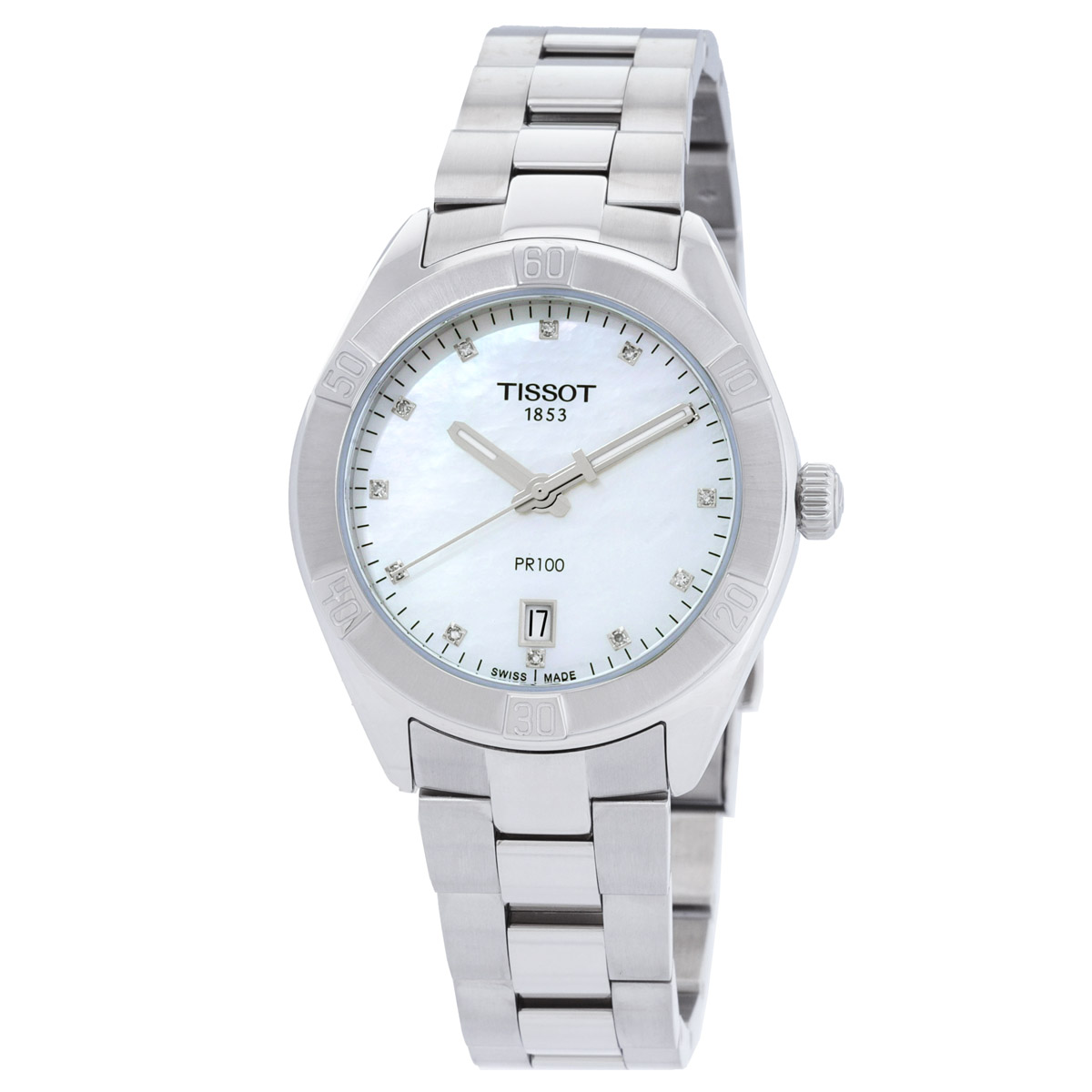 tissot pr 100 sport chic quartz diamond white mother of pearl dial ladies watch t101.910.11.116.00 tissot pr 100 sport chic quartz diamond white mother of pearl dial ladies watch t101.910.11.116.00