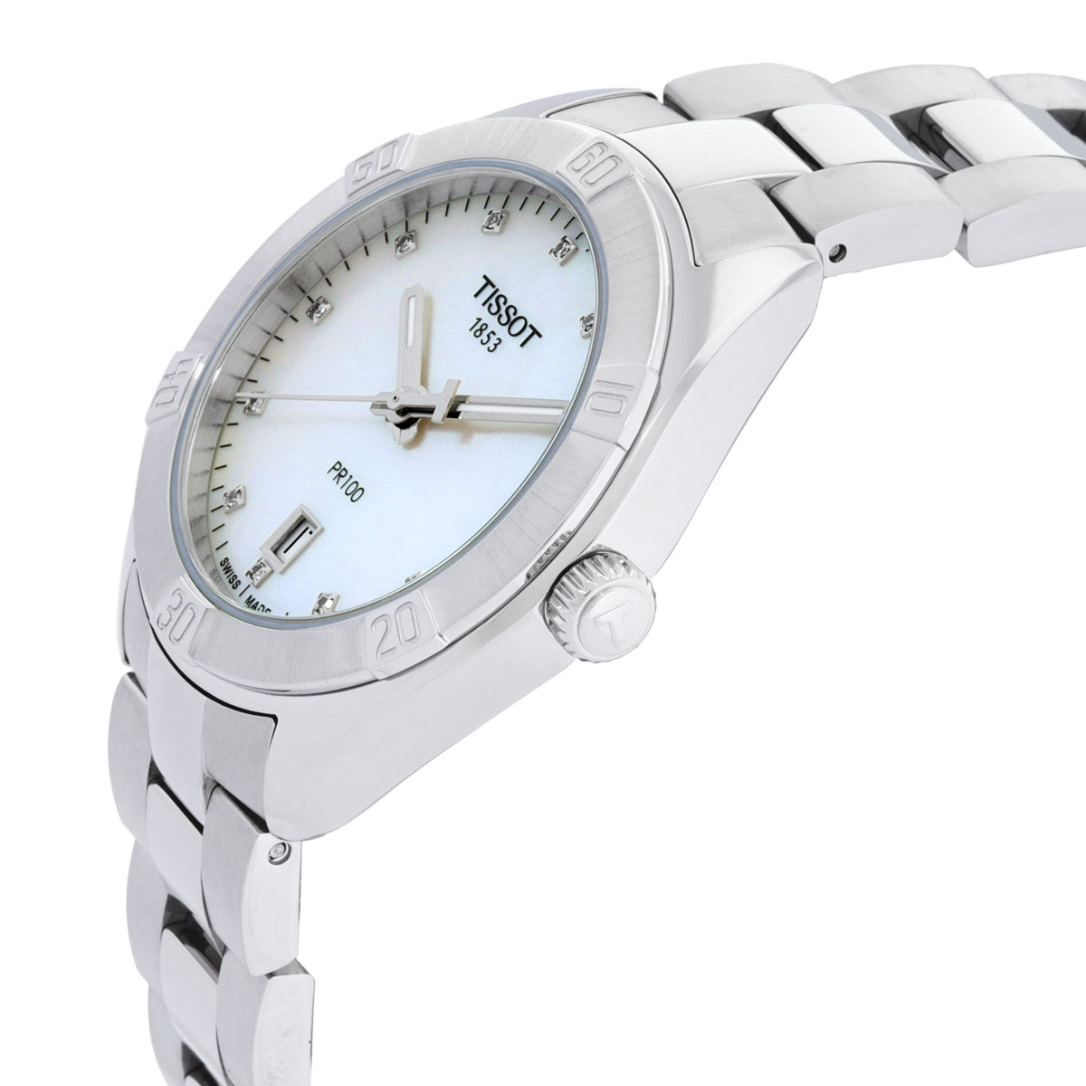 tissot pr 100 sport chic quartz diamond white mother of pearl dial ladies watch t101.910.11.116.00 tissot pr 100 sport chic quartz diamond white mother of pearl dial ladies watch t101.910.11.116.00