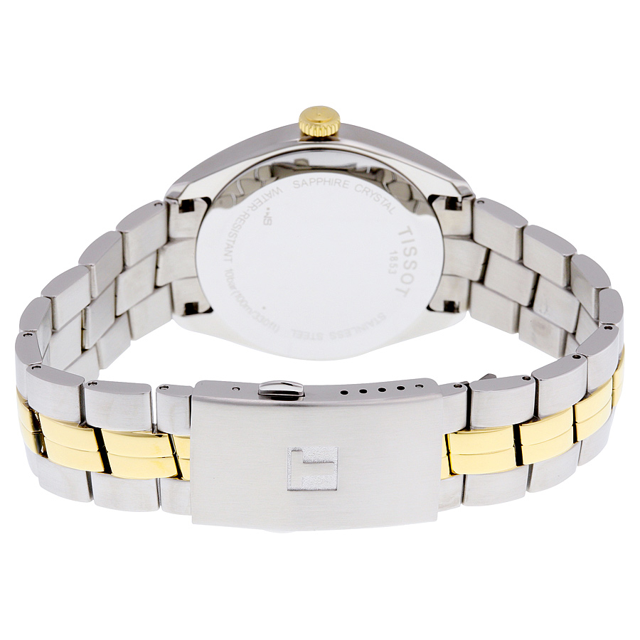 tissot pr100 chronometer two tone men's watch t1014512203100 tissot pr100 chronometer two tone men's watch t1014512203100