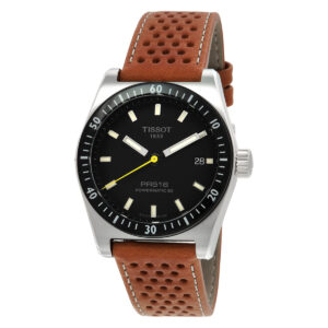 tissot pr516 powermatic 80 automatic black dial men's watch t1494071605100