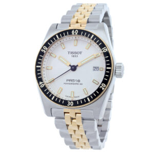 Витрина tissot pr516 powermatic 80 automatic white dial men's watch t1494072201100