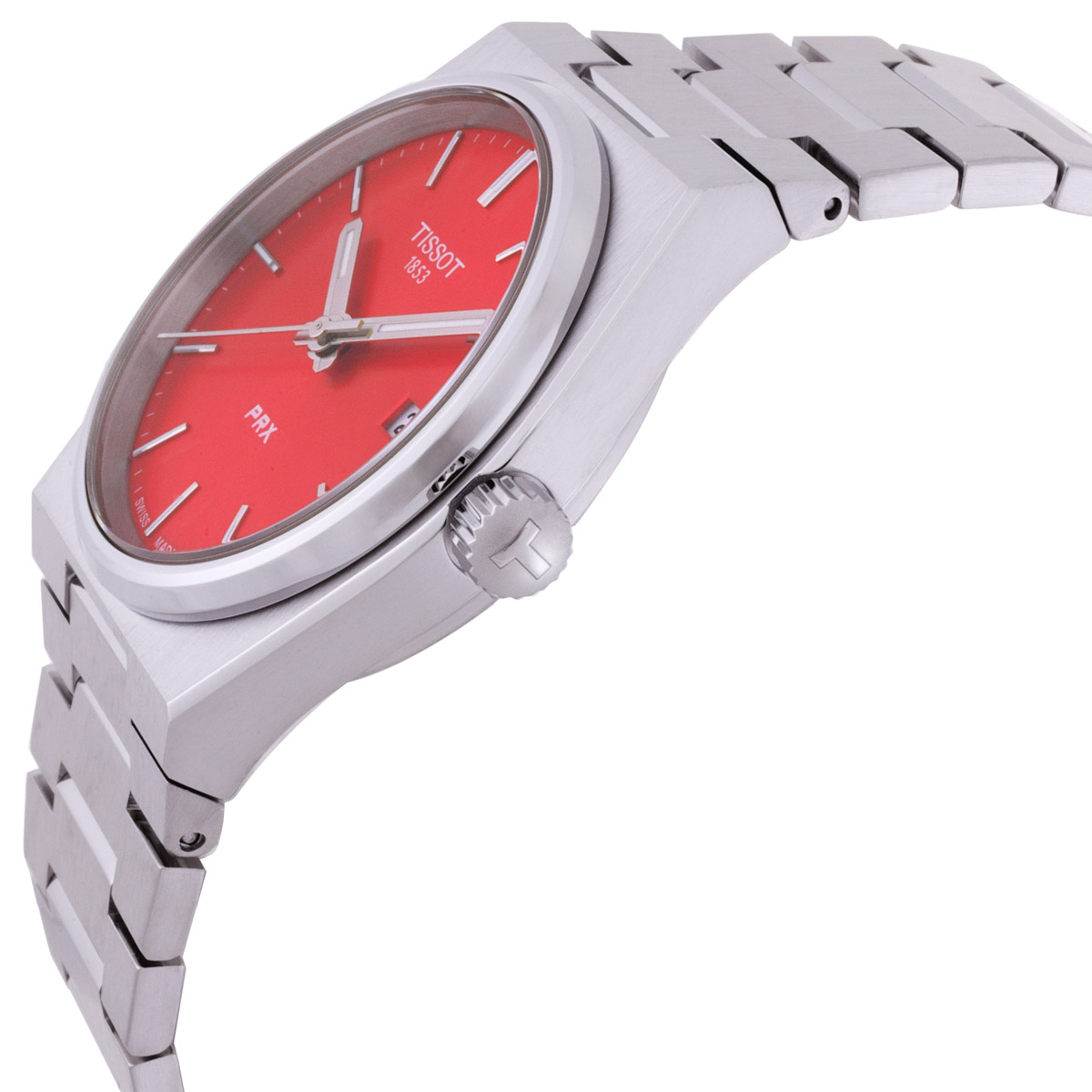 tissot prx 35 quartz red dial ladies watch t1372101142100 tissot prx 35 quartz red dial ladies watch t1372101142100