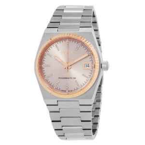 tissot prx automatic diamond grey dial ladies watch t931.207.41.336.00