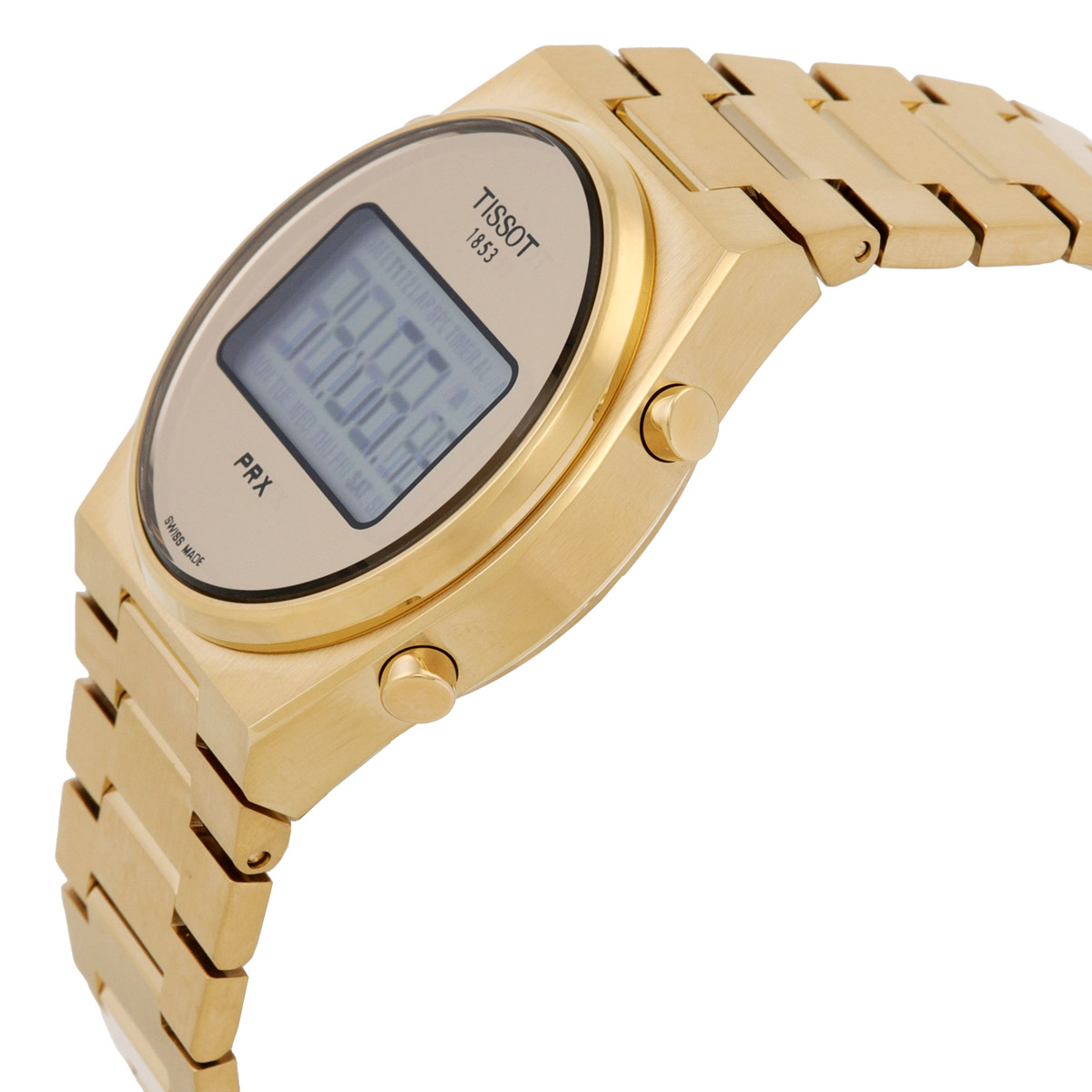 tissot prx digital quartz gold dial men's watch t1372633302000 tissot prx digital quartz gold dial men's watch t1372633302000