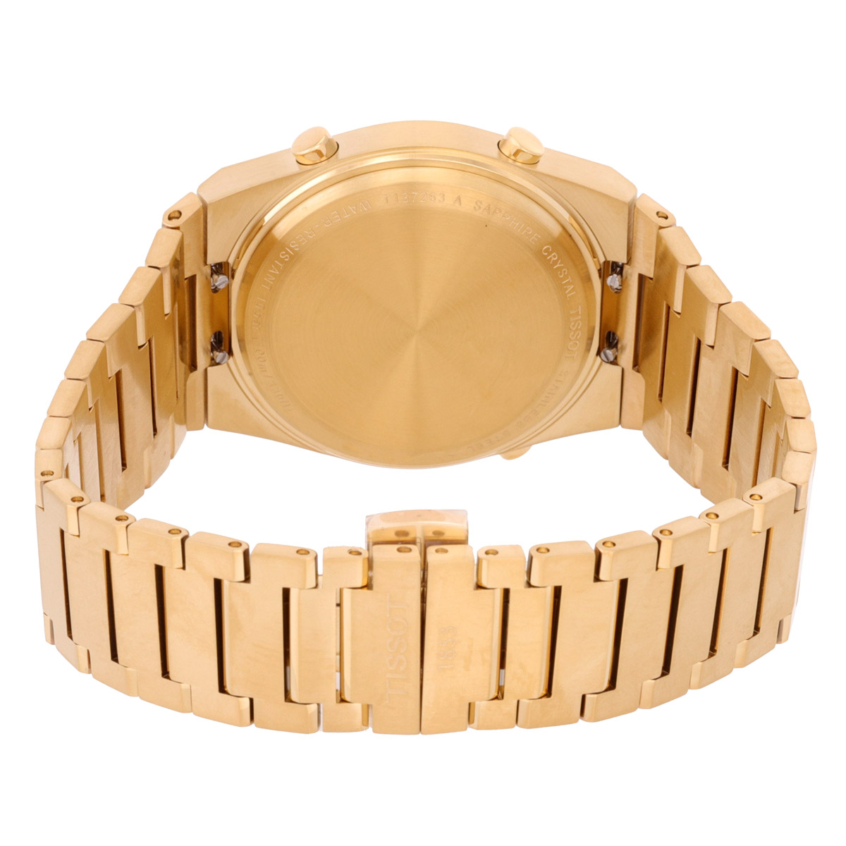 tissot prx digital quartz gold dial men's watch t1372633302000 tissot prx digital quartz gold dial men's watch t1372633302000