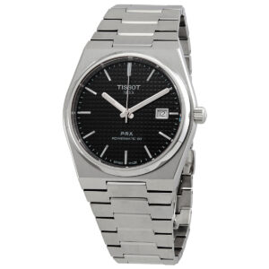 Home tissot prx powermatic 80 automatic black dial men's watch t137.407.11.051.00