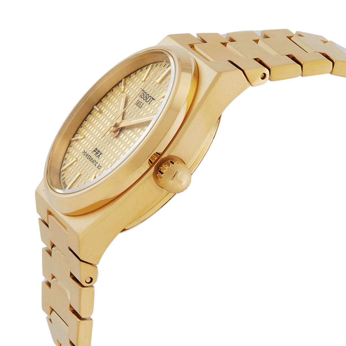 tissot prx powermatic 80 automatic champagne dial ladies watch t1372073302100 tissot prx powermatic 80 automatic champagne dial ladies watch t1372073302100