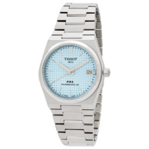 Home tissot prx powermatic 80 automatic ice blue dial ladies watch t1372071135100