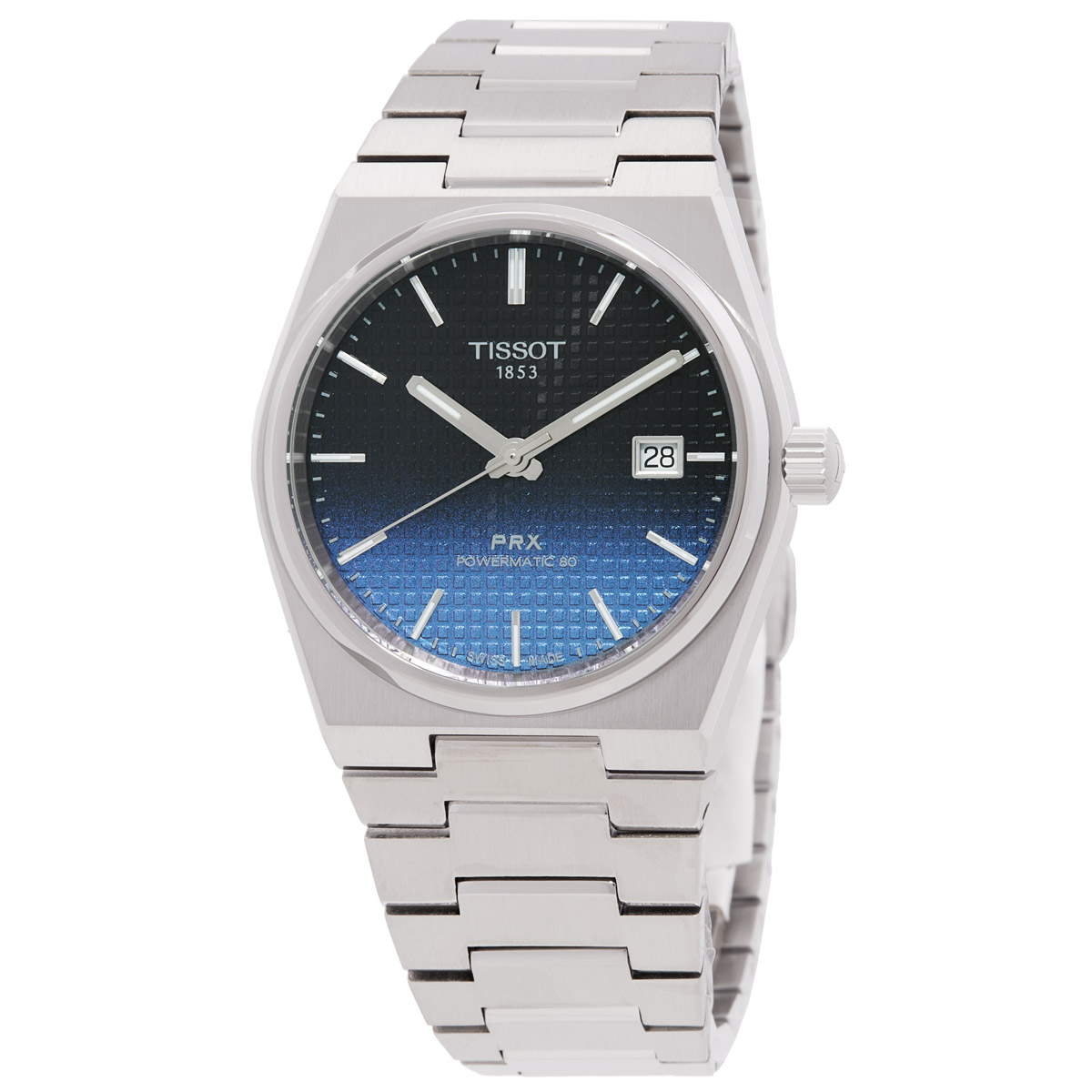 tissot prx powermatic automatic black chameleon dial men's watch t1374071105101 tissot prx powermatic automatic black chameleon dial men's watch t1374071105101