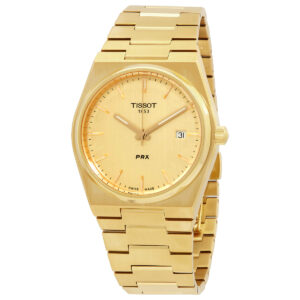 tissot prx quartz champagne dial men's watch t137.410.33.021.00