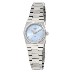 tissot prx quartz ice blue ladies watch t1370101135100