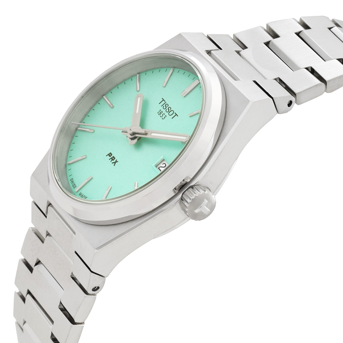 tissot prx quartz light green 35mm dial ladies watch t1372101109100 tissot prx quartz light green 35mm dial ladies watch t1372101109100
