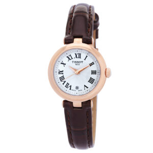tissot quartz white dial ladies watch t126.010.36.013.00