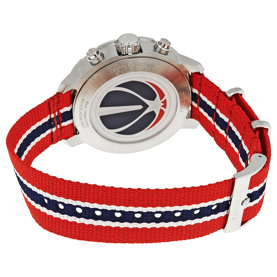 tissot quickster washington wizards chronograph men's watch t0954171703732 tissot quickster washington wizards chronograph men's watch t0954171703732