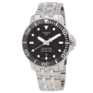 Home tissot seastar 1000 automatic black dial men's watch t1204071105100