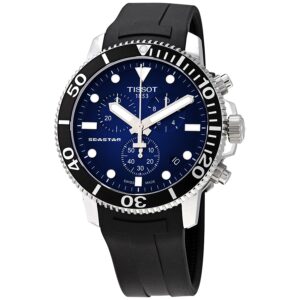 Витрина tissot seastar 1000 chronograph blue dial men's watch t120.417.17.041.00