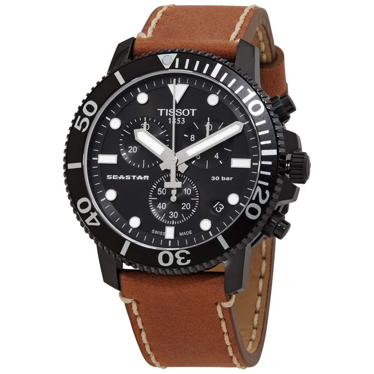 tissot seastar 1000 chronograph quartz black dial men's watch t1204173605100 tissot seastar 1000 chronograph quartz black dial men's watch t1204173605100