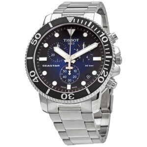 Витрина tissot seastar 1000 chronograph quartz men's watch t1204171104101