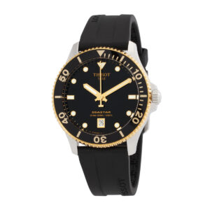 tissot seastar 1000 quartz black dial men's watch t120.410.27.051.00