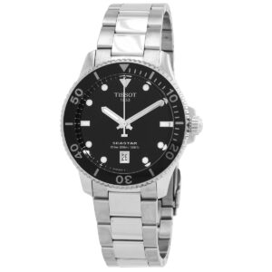 Home tissot seastar quartz black dial men's watch t120.410.11.051.00
