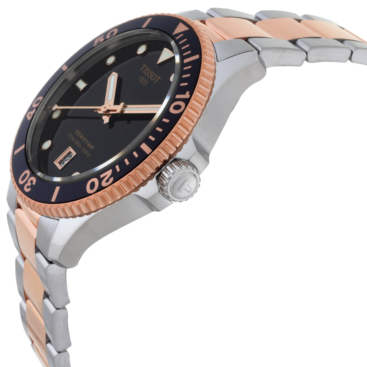 tissot seastar quartz black dial men's watch t1204102205101 tissot seastar quartz black dial men's watch t1204102205101