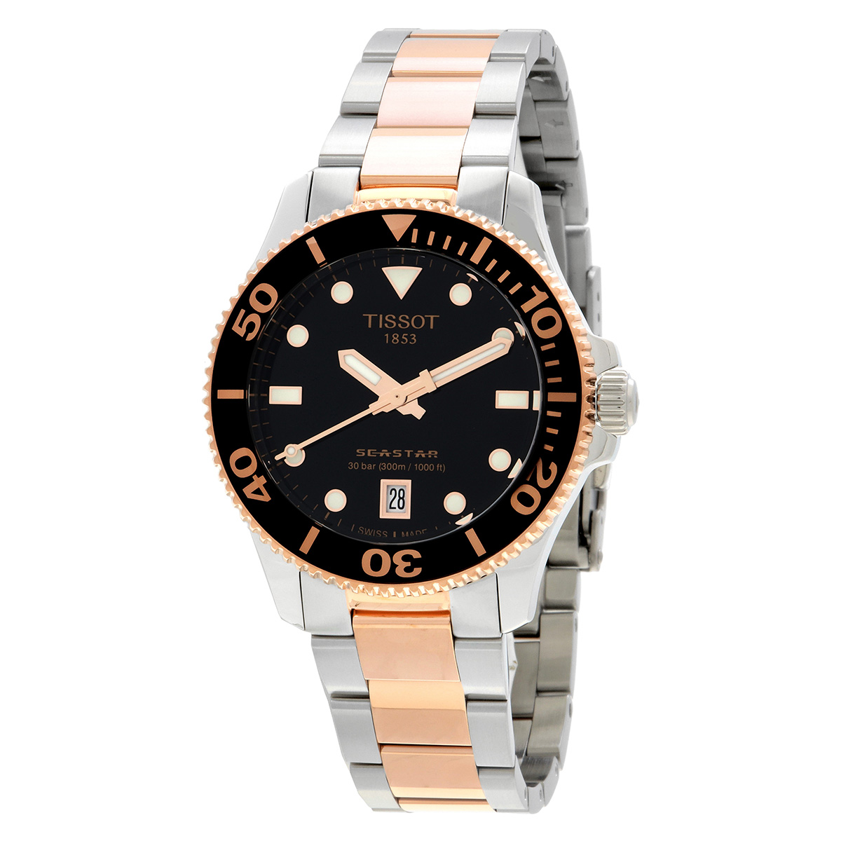 tissot seastar quartz black dial watch t1202102205101 tissot seastar quartz black dial watch t1202102205101