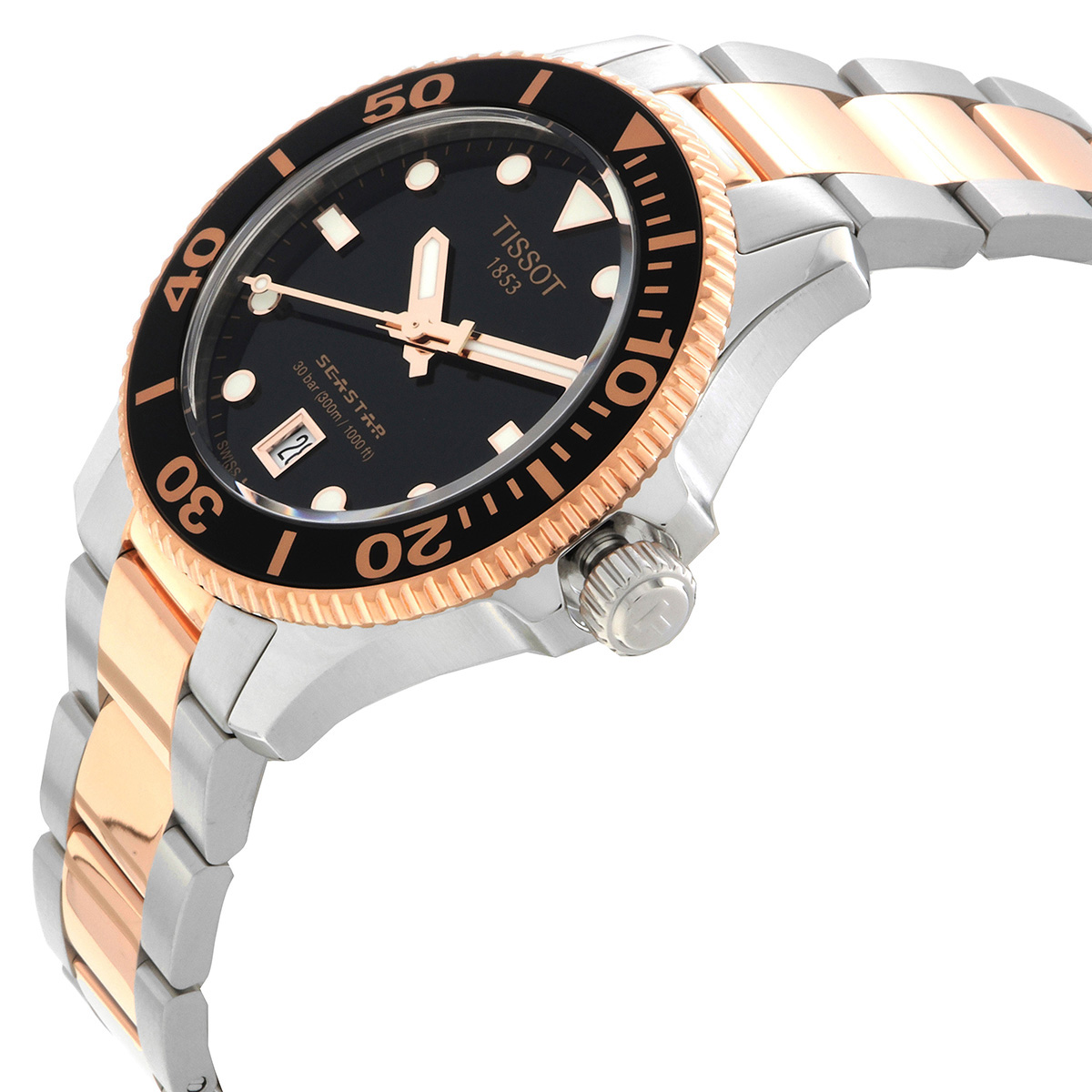 tissot seastar quartz black dial watch t1202102205101 tissot seastar quartz black dial watch t1202102205101
