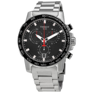 Витрина tissot supersport chronograph quartz black dial men's watch t125.617.11.051.00
