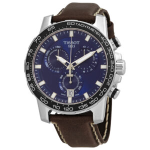 Витрина tissot supersport chronograph quartz blue dial men's watch t125.617.16.041.00