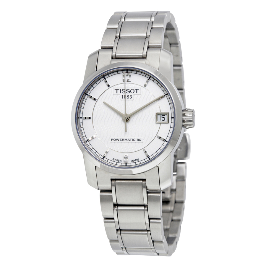 tissot t classic titanium automatic silver dial ladies watch t0872074403700 tissot t classic titanium automatic silver dial ladies watch t0872074403700