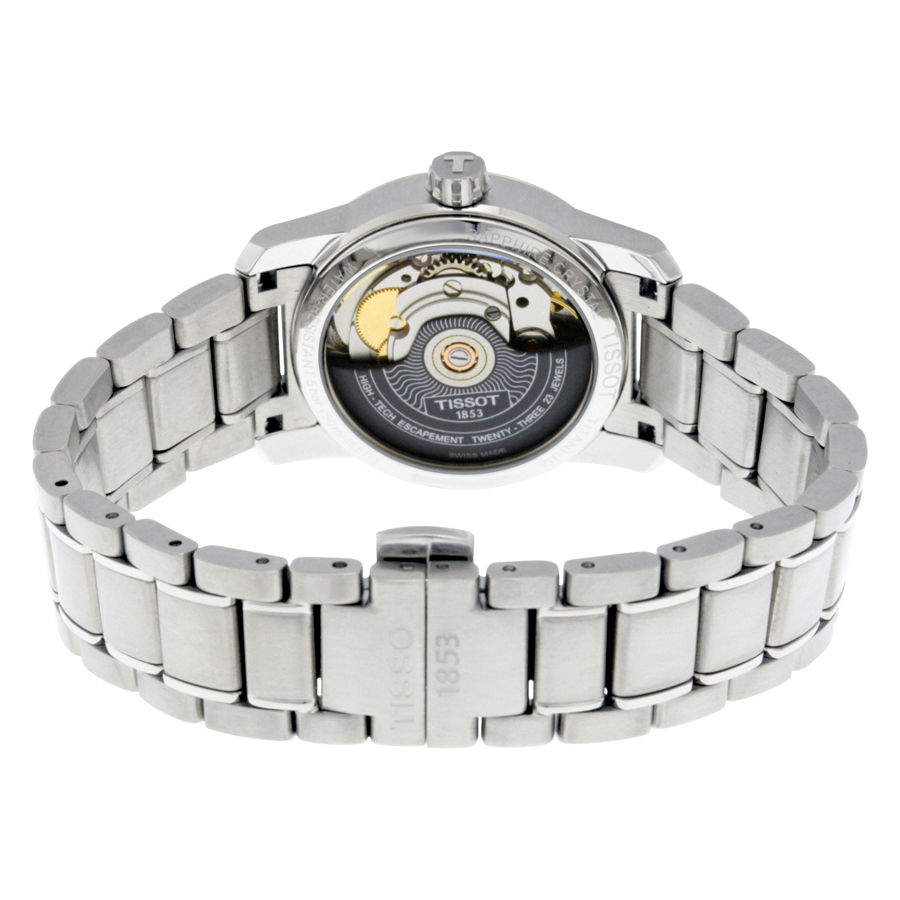 tissot t classic titanium automatic silver dial ladies watch t0872074403700 tissot t classic titanium automatic silver dial ladies watch t0872074403700