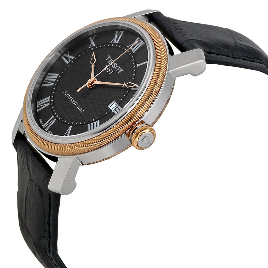 tissot t classic bridgeport powermatic 80 black dial men's watch t0974072605300 tissot t classic bridgeport powermatic 80 black dial men's watch t0974072605300