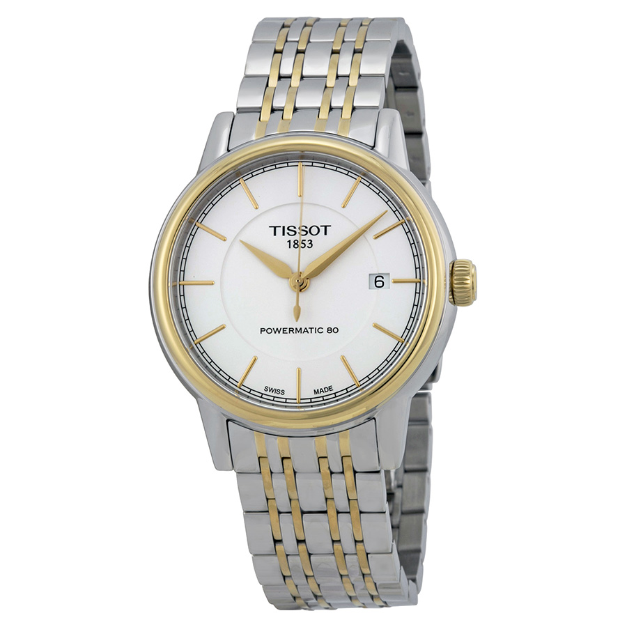 tissot t classic powermatic white dial men's watch t0854072201100 tissot t classic powermatic white dial men's watch t0854072201100