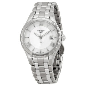 tissot t lady mother of pearl dial ladies watch t0722101111800