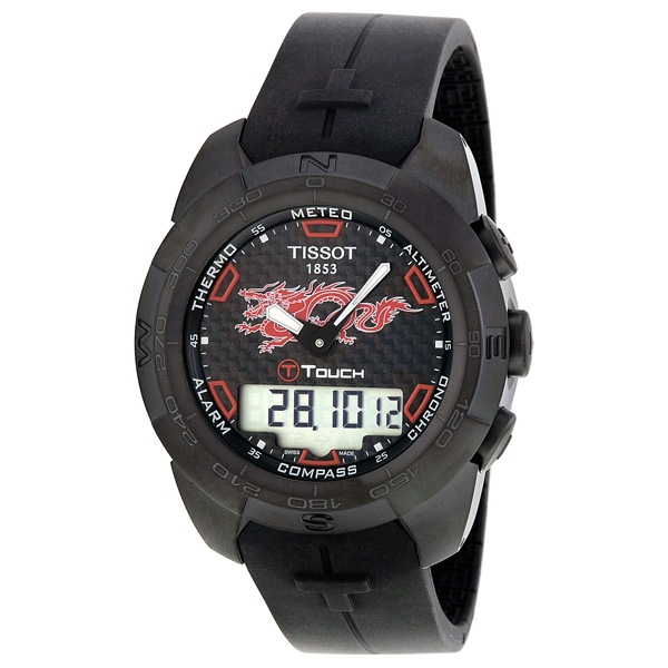 tissot t touch expert dragon 2012 black quartz men's watch t013.420.47.201.01 tissot t touch expert dragon 2012 black quartz men's watch t013.420.47.201.01