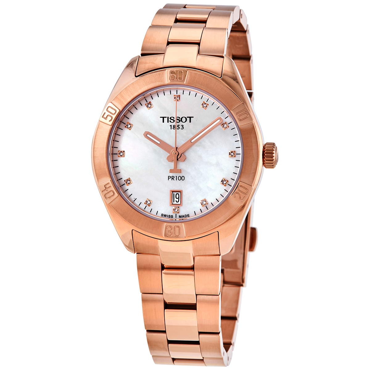tissot t classic pr100 quartz diamond mother of pearl dial ladies watch t101.910.33.116.00 tissot t classic pr100 quartz diamond mother of pearl dial ladies watch t101.910.33.116.00