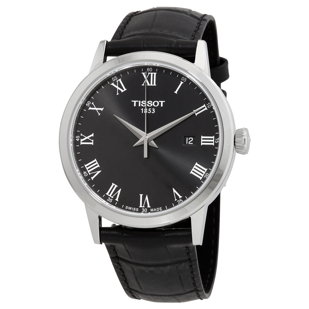 tissot t classic quartz black dial men's watch t129.410.16.053.00 tissot t classic quartz black dial men's watch t129.410.16.053.00